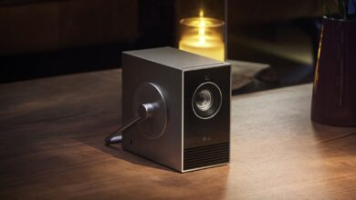 LG lanza proyector 4K que funciona como un objeto de arte