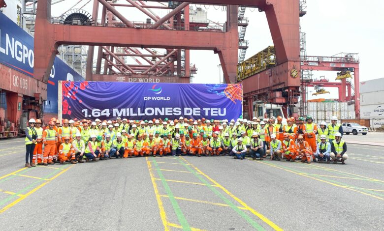 Récord histórico: DP World Callao logra movilizar 1,64 millones de TEUs en 2023