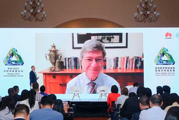 Foro de Sostenibilidad de Huawei: Jeffrey Sachs aboga por soluciones tecnológicas para abordar los retos de los ODS