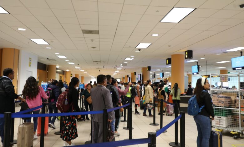 Aeropuertos recibieron más de 35 millones de pasajeros en el 2023
