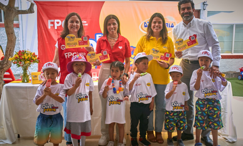 Fundación Peruana de Cáncer y Helados D´Onofrio anuncian alianza para recaudación benéfica