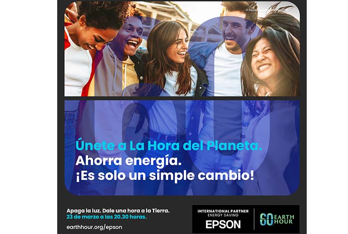 Epson se une a la Hora del Planeta 2024 en apoyo a la acción medioambiental global