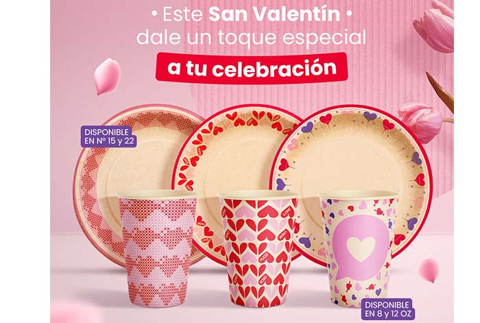 Pamolsa presenta colección de envases “Love” por San Valentín