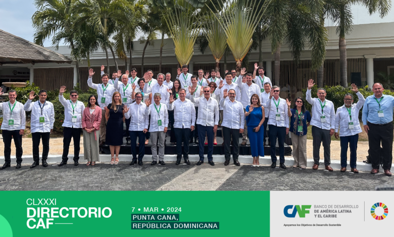 CAF aprueba USD 1.140 millones para el desarrollo sostenible y expande su presencia en el Caribe