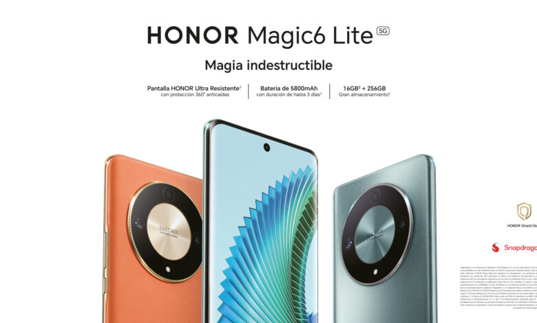 Llegó al Perú el HONOR Magic6 Lite desafiando la resistencia en pantallas