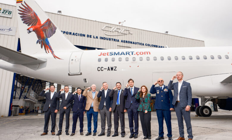 JetSMART Airlines inicia operación nacional en Colombia con su primer vuelo entre Bogotá y Medellín
