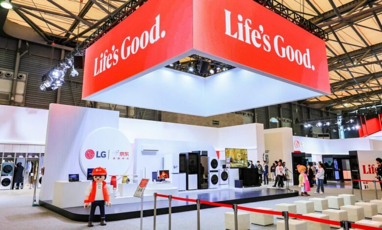 LG presenta innovadores electrodomésticos en AWE 2024 en China