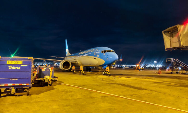 Talma amplía colaboración con Aerolíneas Argentinas y brindará servicio de operaciones de Carga