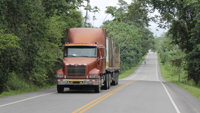 Mantenimiento de carretera desde Tarapoto hasta Yurimaguas alcanza un 91% de avance
