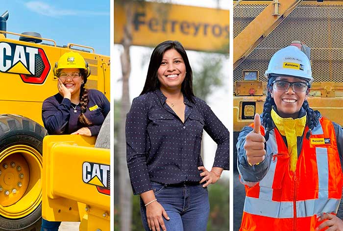 Ferreyros, tres historias femeninas de amor por la maquinaria pesada