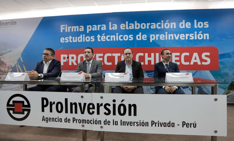 PROINVERSIÓN: Consorcio iniciará estudio que definirá el mecanismo de inversión del proyecto Chinecas