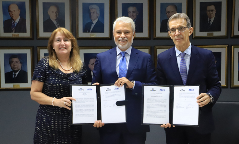 Adex y Helexpo suscribieron un memorándum de entendimiento para impulsarán relaciones comerciales Perú-Grecia