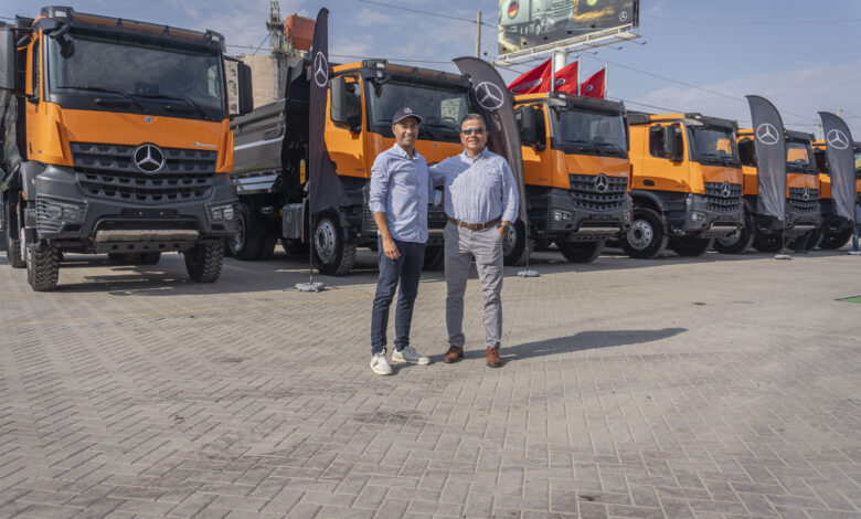 Divemotor hace entrega de 6 camiones Arocs a la empresa Entrevías