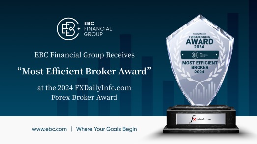 EBC Financial Group recibe el premio al «Bróker más eficiente» en los FXDailyInfo.com Forex Brokers Award 2024