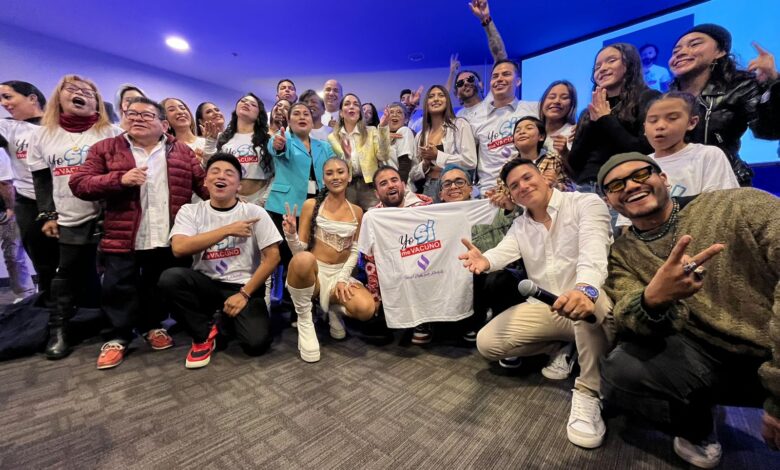 Más de 20 artistas nacionales se unen primera vez y presentan canción YO SÍ ME VACUNO