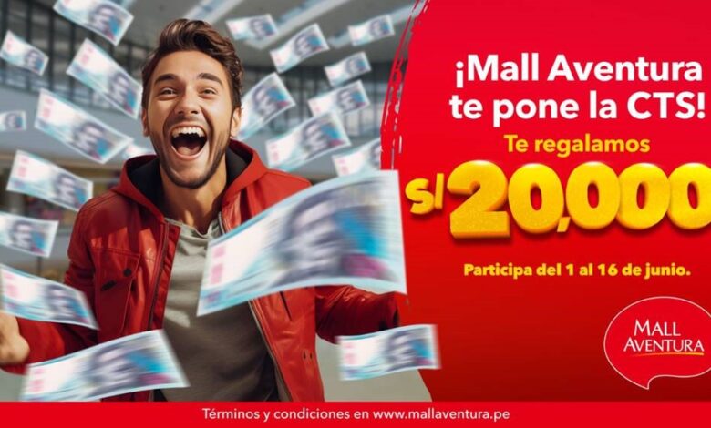 Mall Aventura sortea el regalo de una CTS entre sus clientes