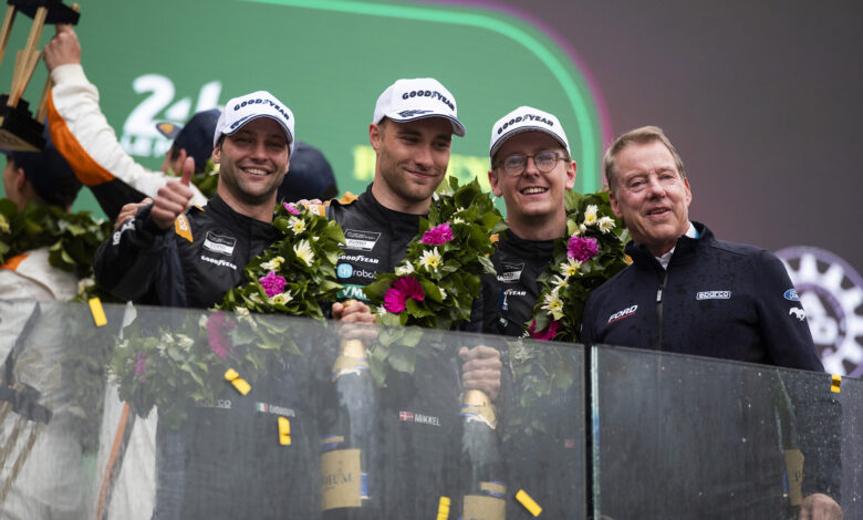 Ford Performance en el podio de Le Mans: exitoso debut para el Mustang GT3