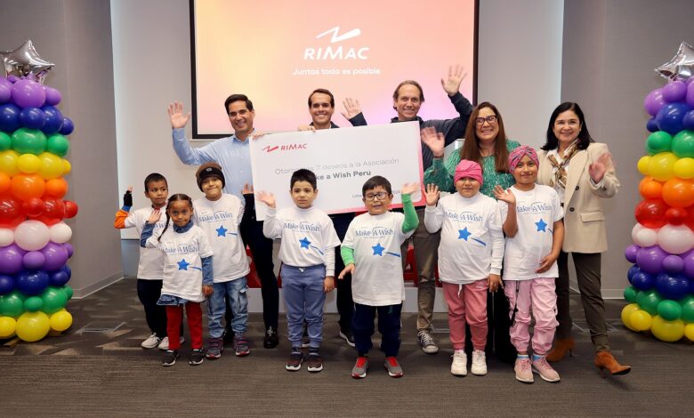 RIMAC cumplió con sueños de niños de la Fundación Make a Wish Perú