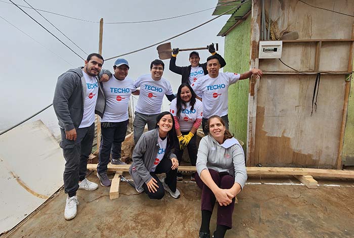 Edenred se suma a Techo Perú en la construcción de viviendas solidarias en San Juan de Miraflores