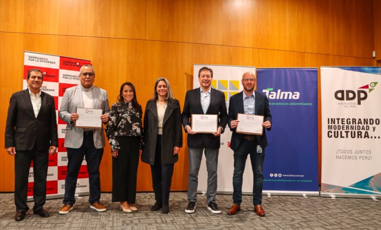 Talma, AdP e IKSA se convierten en las primeras empresas en el Perú en recibir la Certificación Anticorrupción