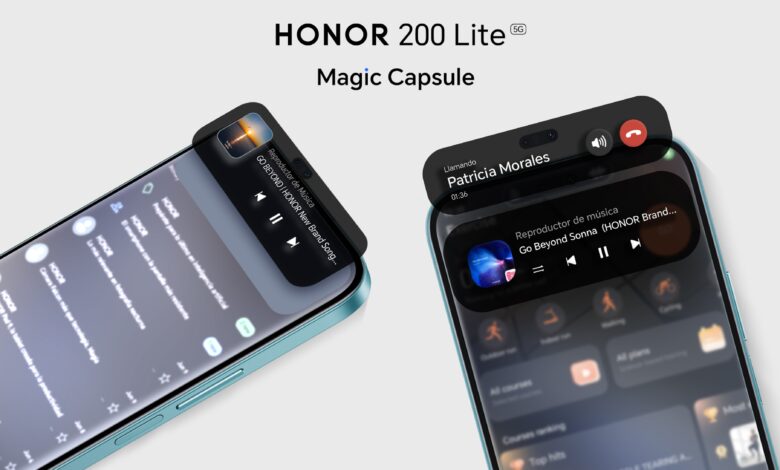 El HONOR 200 Lite llega a Perú el 15 de julio con Magic Capsule y demás funciones de MagicOS 8.0