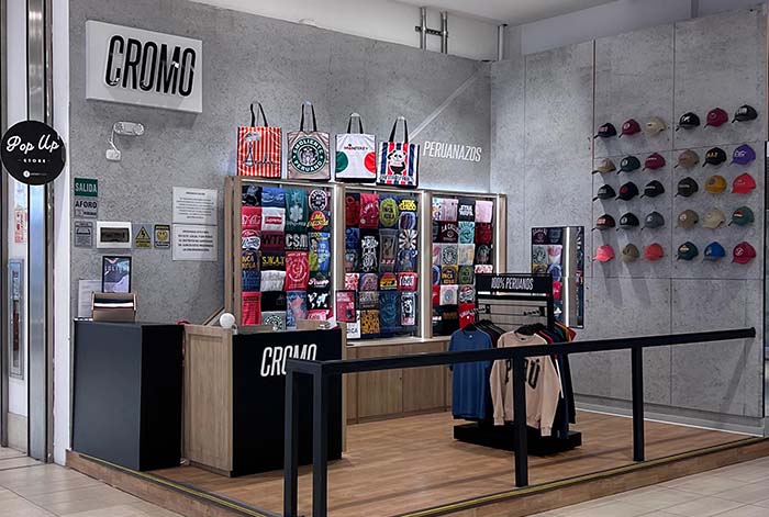 CROMO la marca de polos peruanos inaugura espacio en el Jockey Plaza