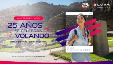 LATAM Airlines Perú celebra sus 25 años de operaciones con grandes sorpresas para sus pasajeros