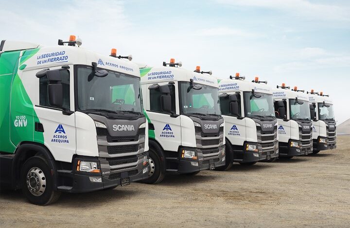 Transporte sostenible: Aceros Arequipa continúa su apuesta por el cambio de diésel a GNV en sus camiones para reducir sus emisiones de CO2 en un 80%