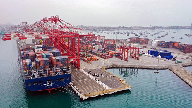 MTC: Terminales portuarios movilizan alrededor de 44 millones de toneladas métricas