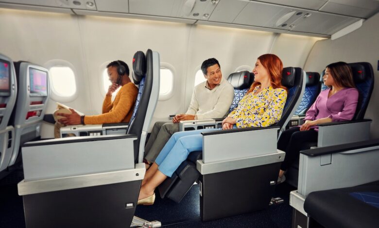 Cinco elementos diferenciadores de Delta Premium Select, la nueva cabina de Delta entre business y economy