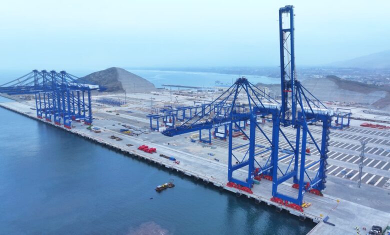 Ministro Pérez Reyes: Terminal Portuario Multipropósito de Chancay supera el 92 % de avance