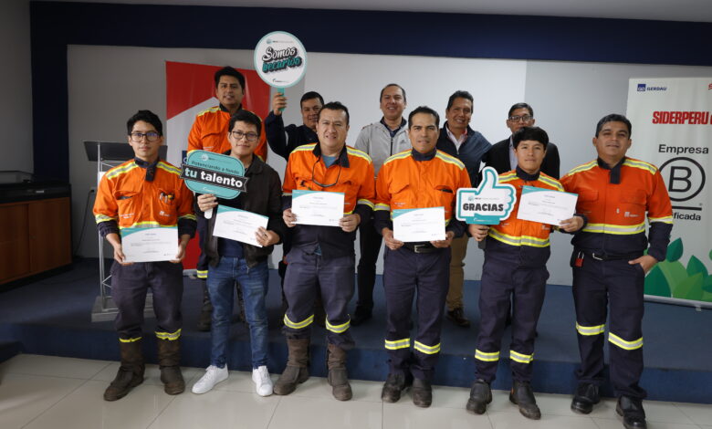 SIDERPERU es reconocida, por tercera vez, por Buenas Prácticas Laborales en la categoría Aprendizaje y Desarrollo de Personas