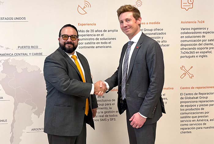 CEOs de Globalsat Group y Myriota visitan Chile
