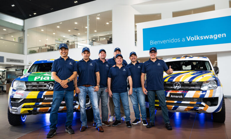 Álvaro ‘Cheto’ Silva, José Carlos Vallejo y Diego Málaga listos para dominar con Amarok V6 las pistas de Caminos del Inca 2024