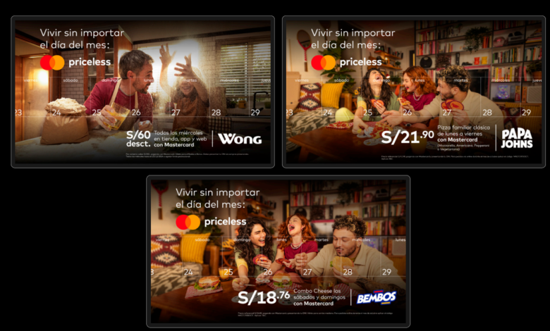 “Vivir sin importar el día del mes, priceless”: Nuevos beneficios Mastercard todo el mes