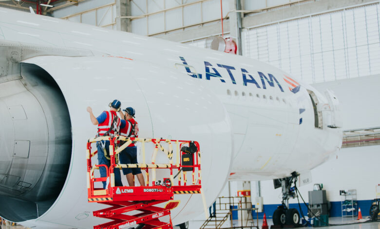 LATAM invierte en tecnología de Lufthansa Technik inspirada en piel de tiburón