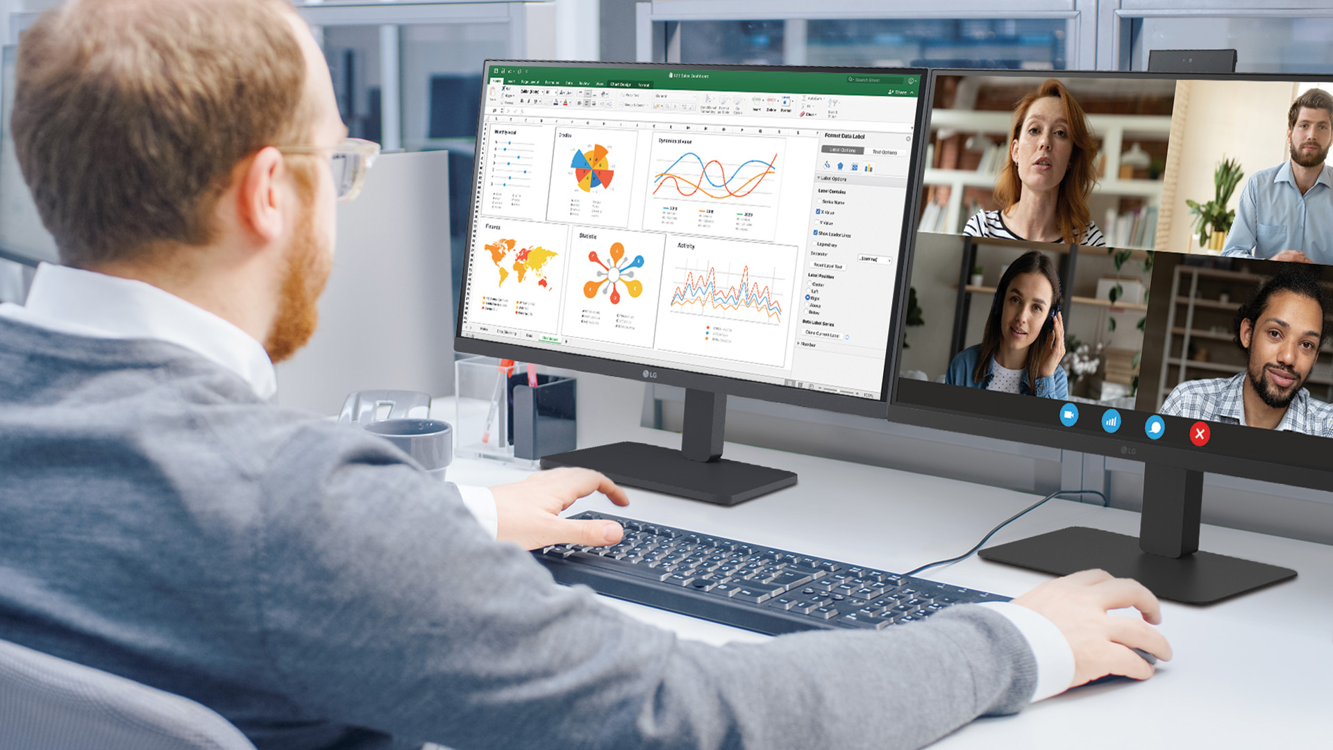 LG presenta nuevos monitores diseñados para mejorar la productividad y ...