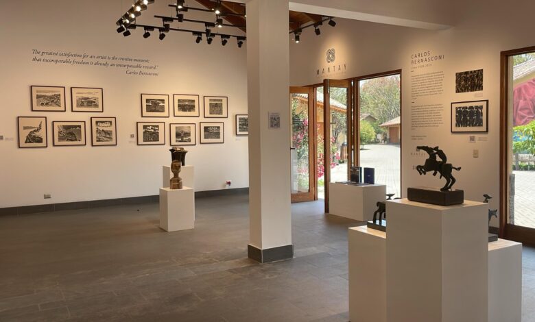 Carlos Bernasconi en el ombligo del mundo: inauguran galería de arte en el Valle Sagrado de los Incas con más de 60 obras