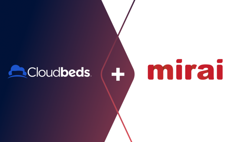 Cloudbeds y Mirai unen fuerzas para transformar la distribución y el marketing hoteleros