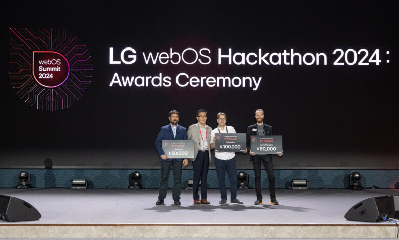 LG ANUNCIA A LOS GANADORES DEL HACKATHON WEBOS 2024