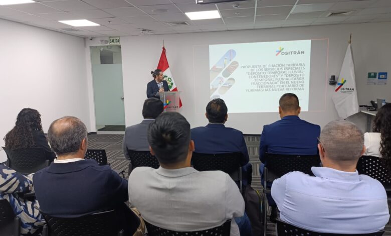 En Audiencia Pública, Ositrán presentó propuesta de fijación tarifaria en el Nuevo Terminal Portuario de Yurimaguas-Nueva Reforma