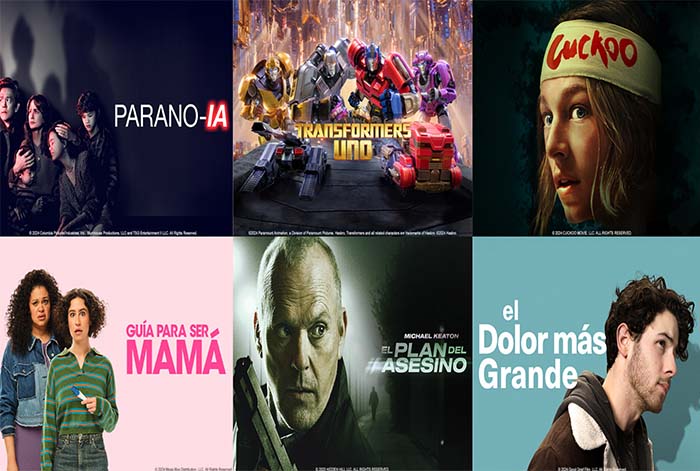 “Cuckoo”, “Transformers Uno” y otras películas llegan a Claro video en noviembre