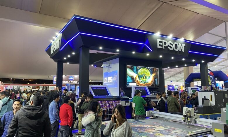 Epson se presentó en Grafinca y Textilinca con tecnología de punta para la industria gráfica y textil