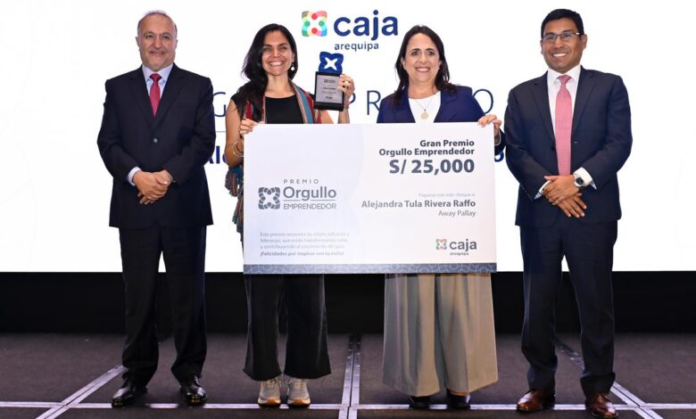 Caja Arequipa premia ganadores del concurso nacional Orgullo Emprendedor