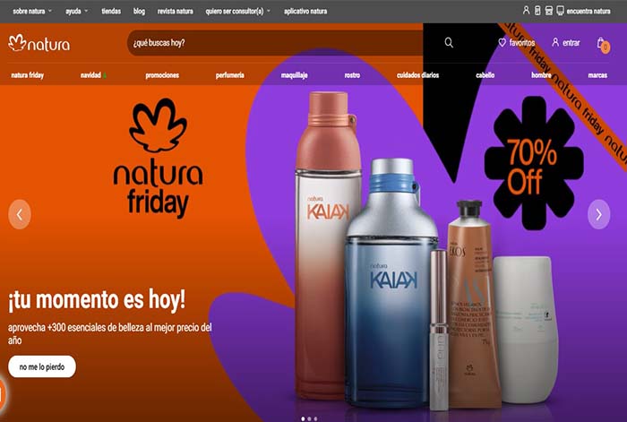 Natura renueva su plataforma e-commerce proporcionando una mejor navegación y journey de compra para los clientes