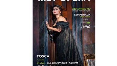 UVK Multicines presenta en exclusiva la transmisión en vivo de “Tosca” desde el Metropolitan Opera de Nueva York