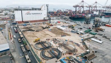 MTC: Construcción de 12 nuevos silos de granos en Muelle Norte del Callao tiene un avance de más del 40 % de obra