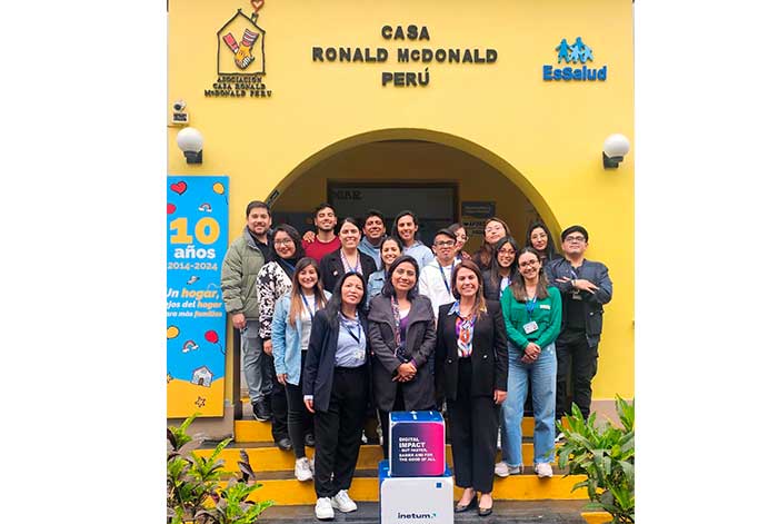 Inetum fortalece su compromiso social apoyando a la Casa Ronald McDonald