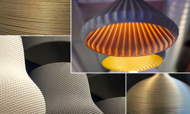 Tecnología de impresión 3D de crea luminarias personalizadas para marcas y empresas