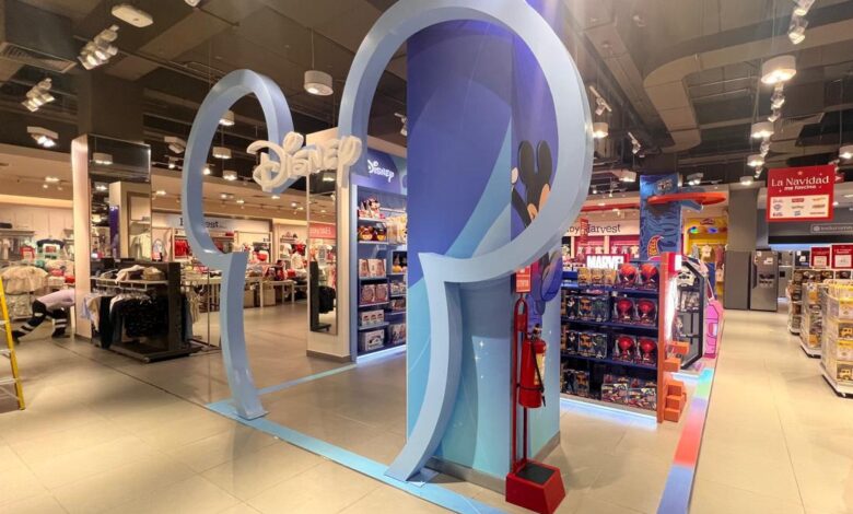 Ripley Mall del Sur inauguró un espacio de exhibición permanente de Disney
